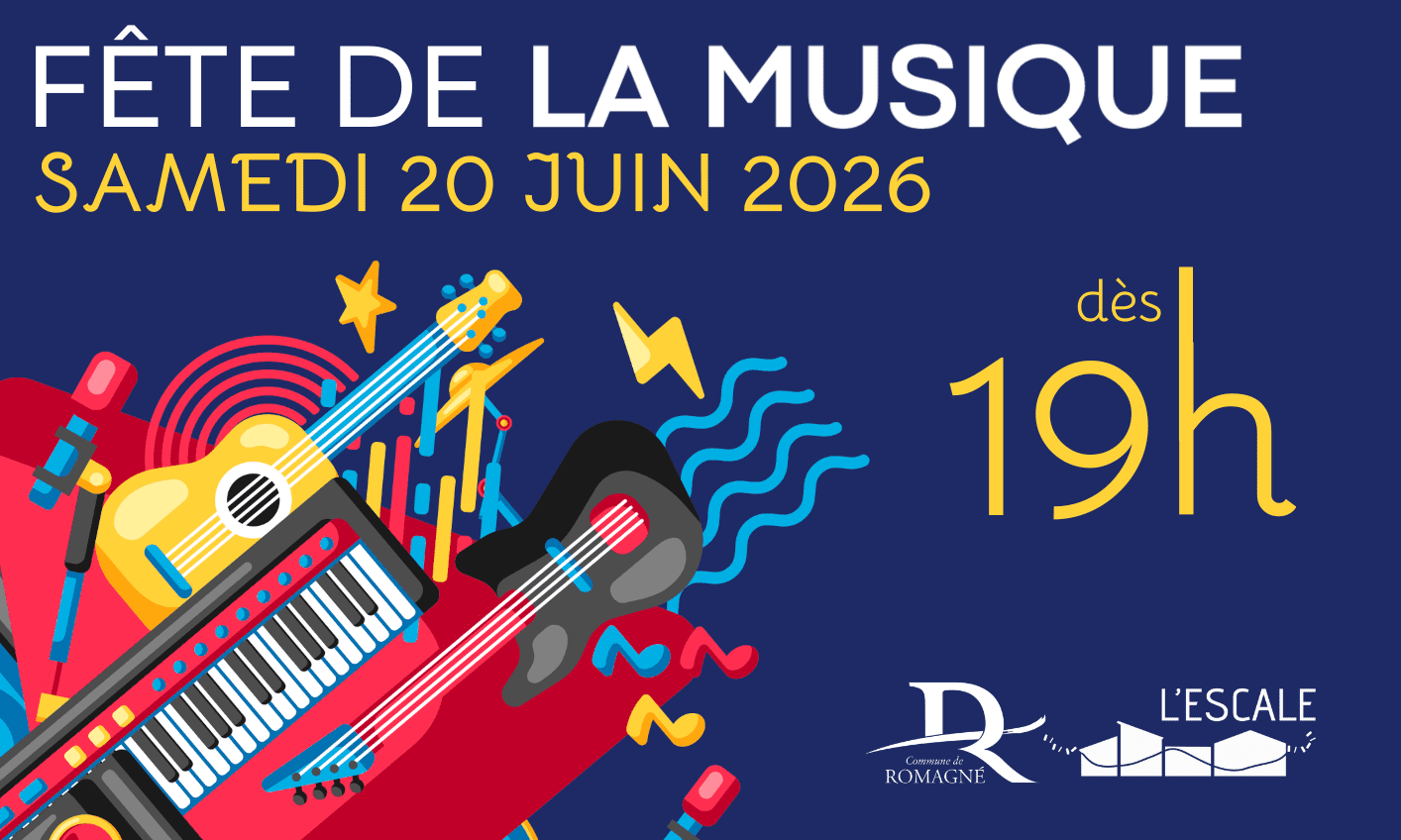 en tête affiche fête de la musique 2026